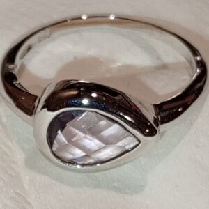 Sterling Silver Amethyst Gemstone Ring, By Dee Berkeley Jewlery Company.